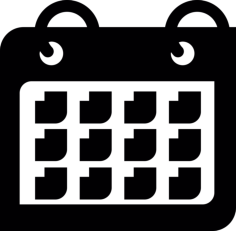 Calendar Month Sticker Outline Svg File, Free Vectors File